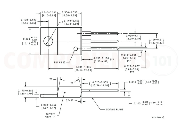 2D Dimension of LM338