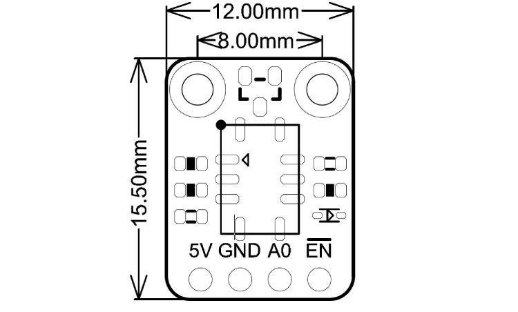 2D-Model and Dimensions