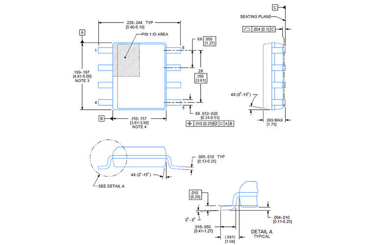 2D-Model-and-Dimensions-of-TPS54321