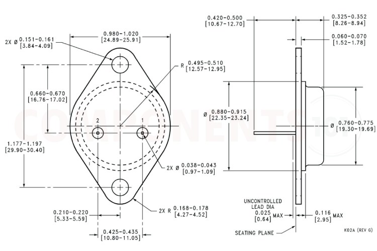 LM338 2D Model