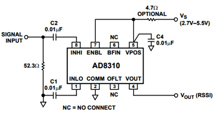 AD8310 Circuit Diagram