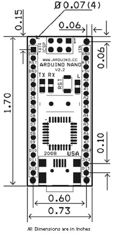 Arduino Nano Dimensions