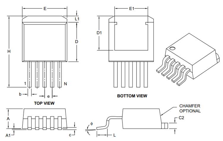 LM39302 2D Model