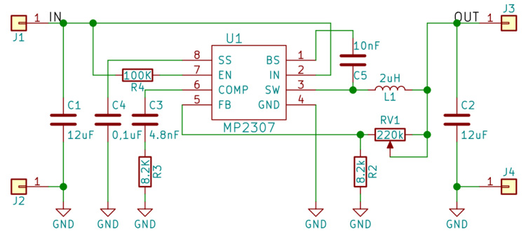 Mini360 Module Circuit Diagram