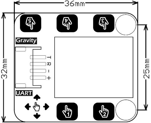 Gravity Gesture & Touch Sensor Module