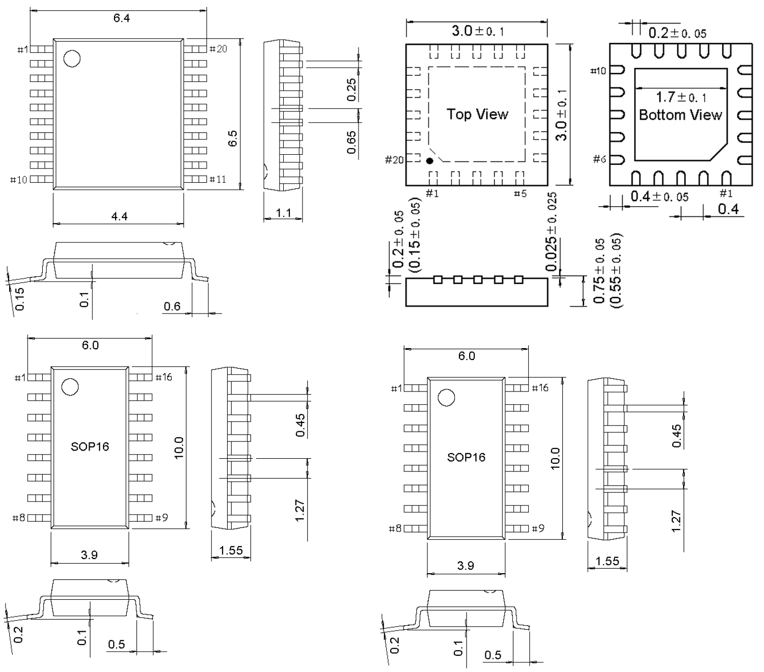 CH32V003 2D Model