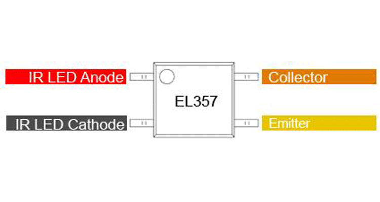 EL357 Optocoupler Pinout