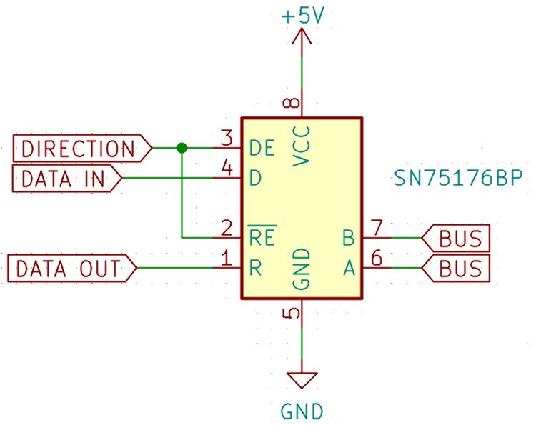 SN75176BP Application Circuit