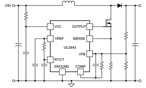 UC2842 Application Circuit